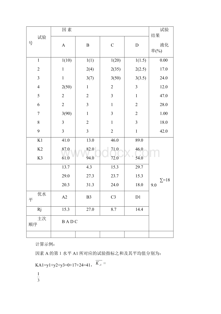 第章正交试验设计的极差分析.docx_第3页