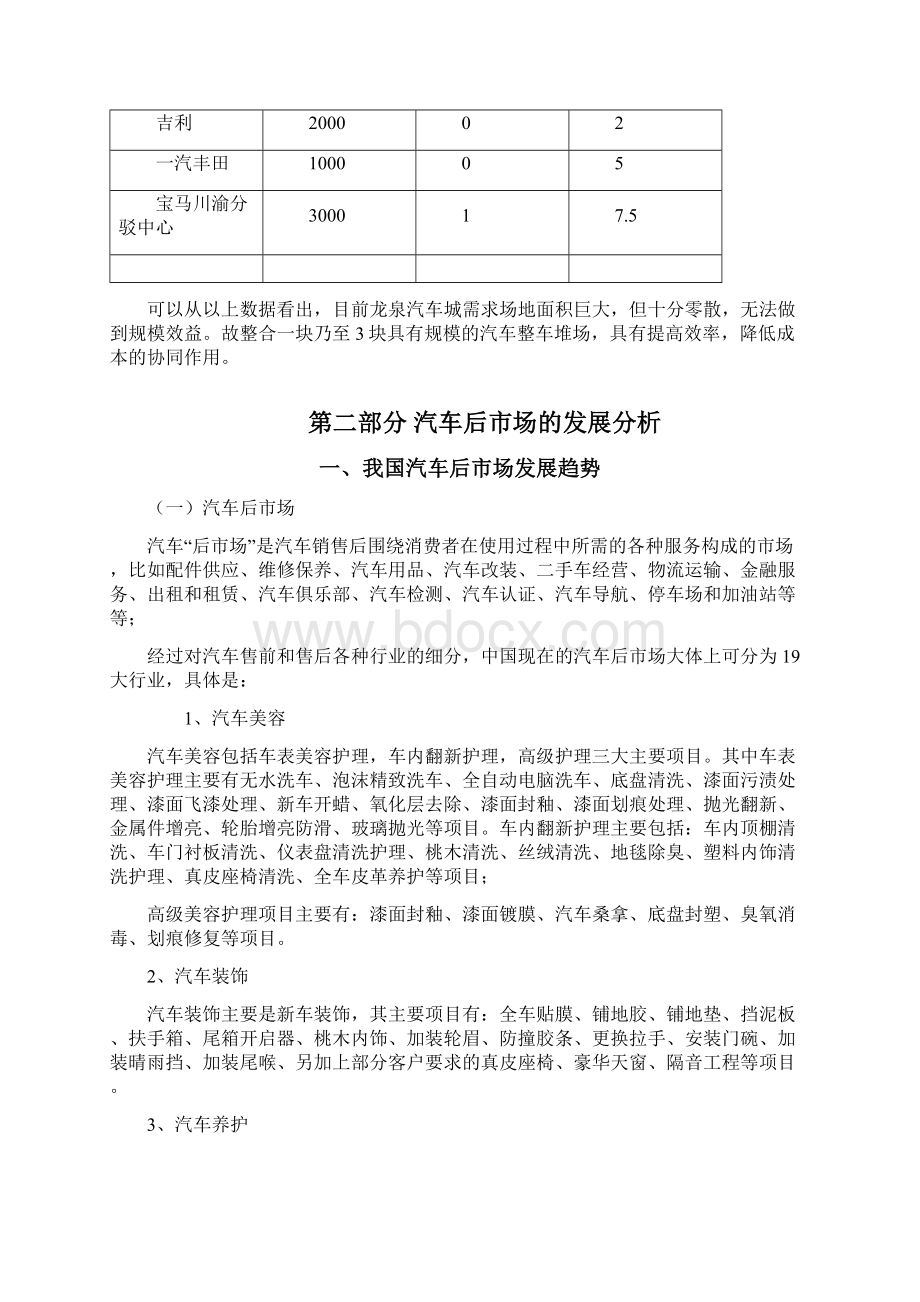 成都某开区汽车城可行性研究报告Word文件下载.docx_第3页