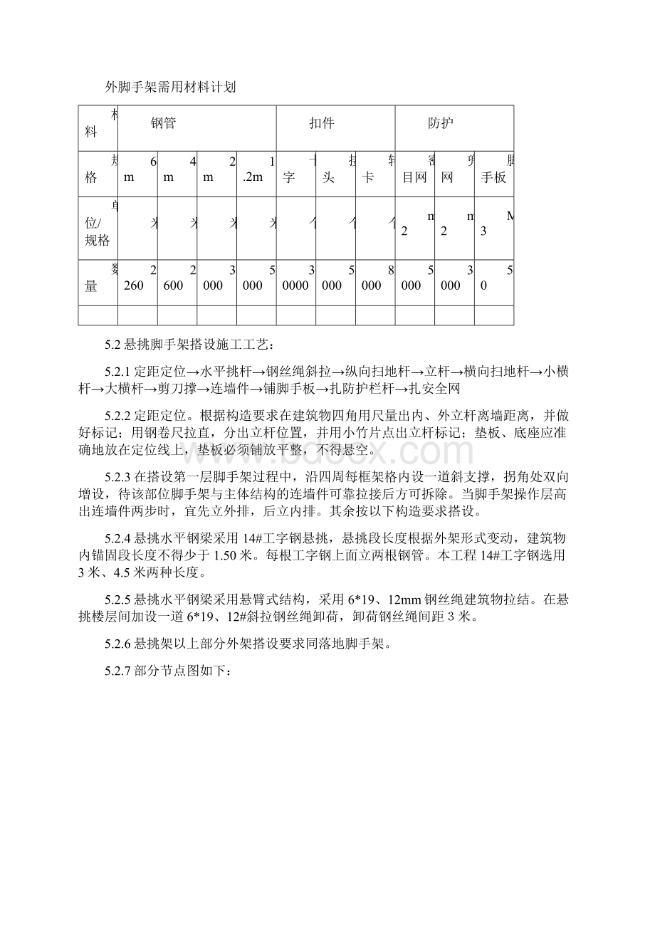 南山公馆悬挑脚手架施工方案文档格式.docx_第3页