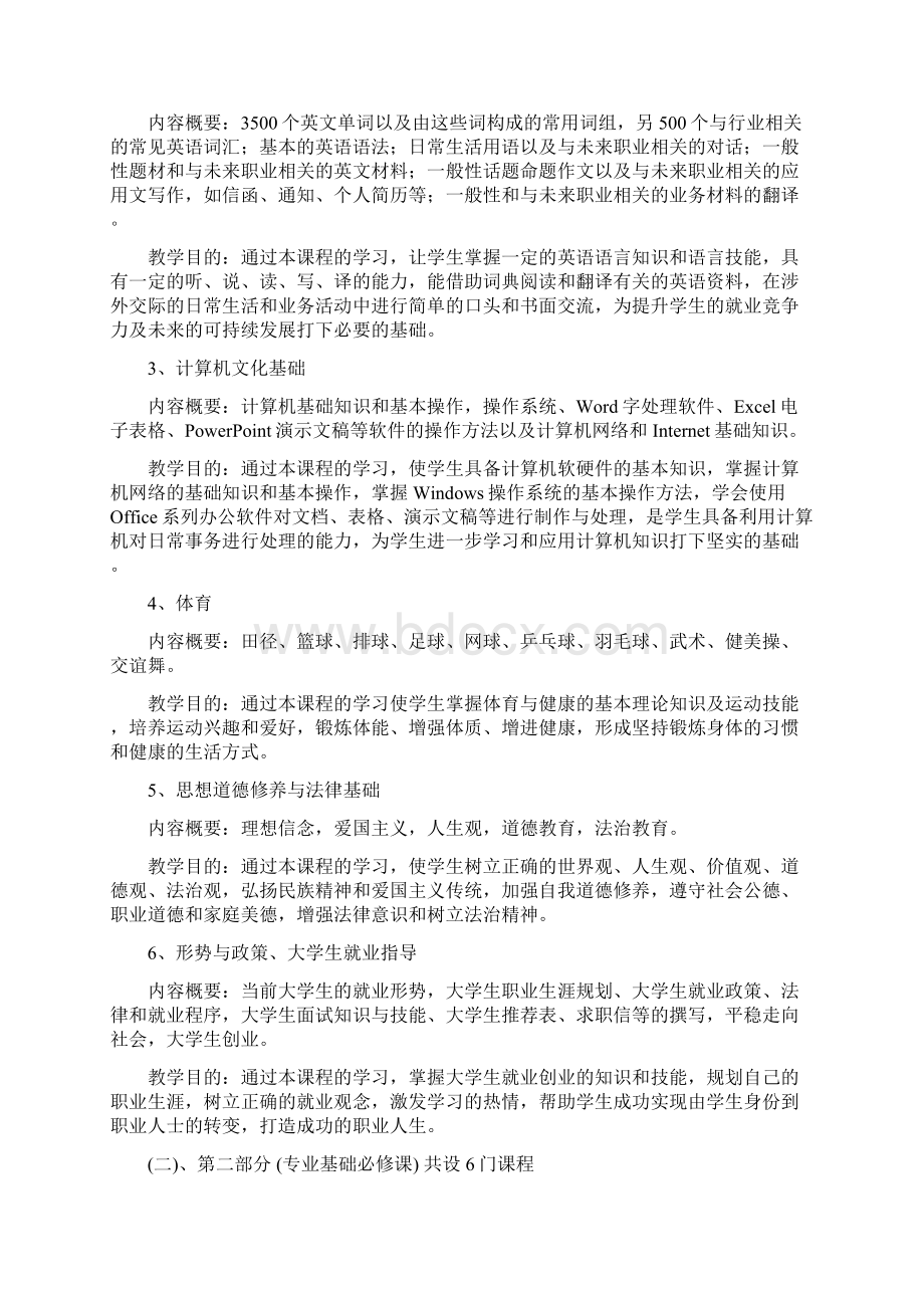 动漫设计与制作专业教学计划艺术类Word格式文档下载.docx_第3页