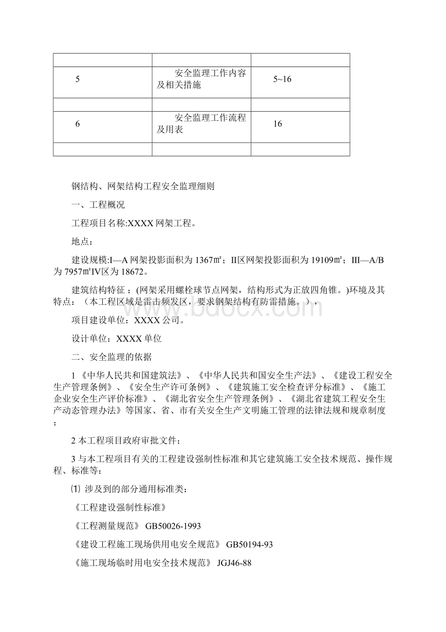 钢结构网架工程安全监理细则.docx_第2页