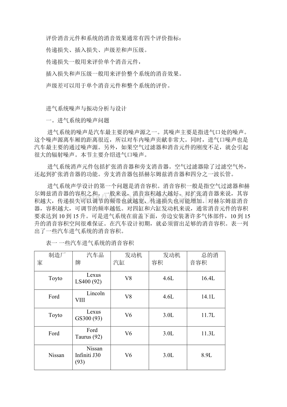 汽车进气系统的噪声与振动.docx_第3页