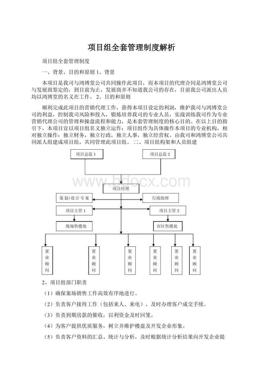 项目组全套管理制度解析.docx