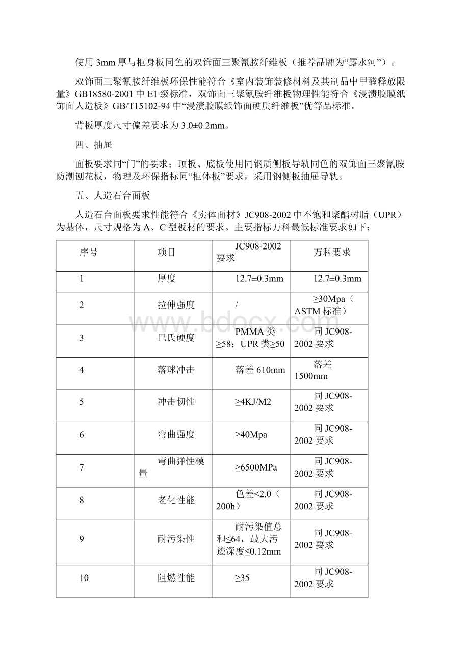 橱柜技术与验收标准规范Word格式文档下载.docx_第2页