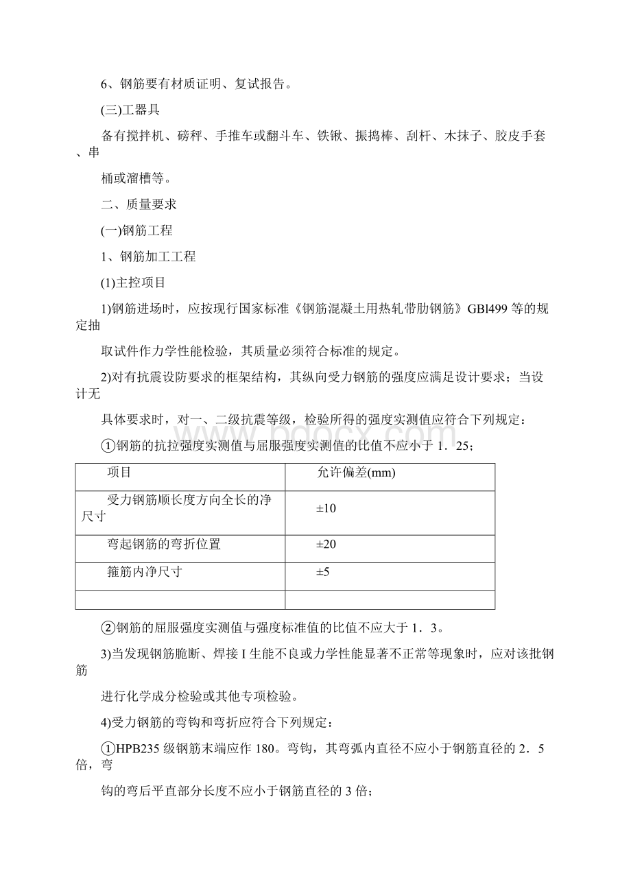 条形基础专项施工方案Word文档格式.docx_第2页