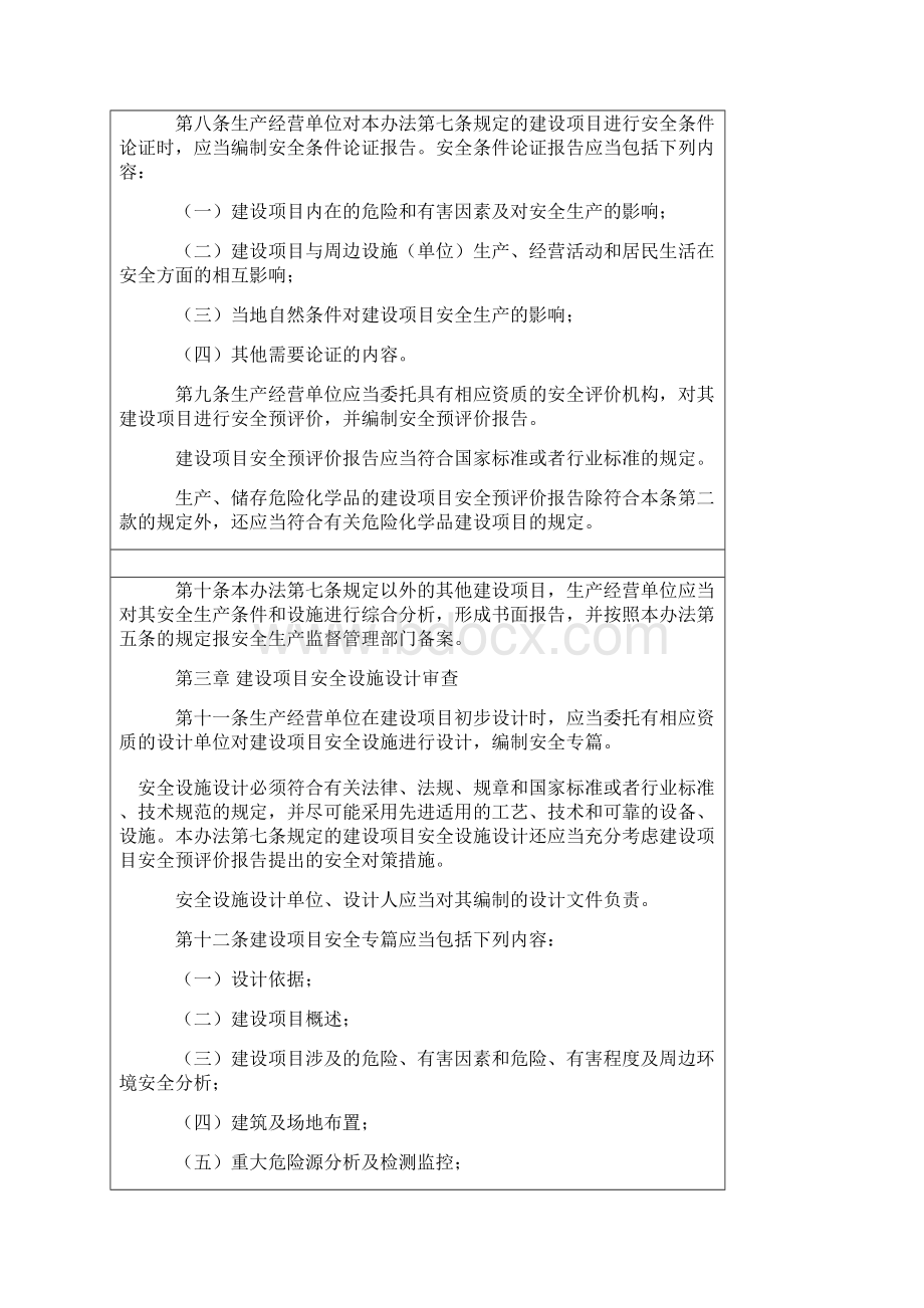 建设项目安全设施三同时监督管理暂行办法 国家安监总局令第36号.docx_第3页