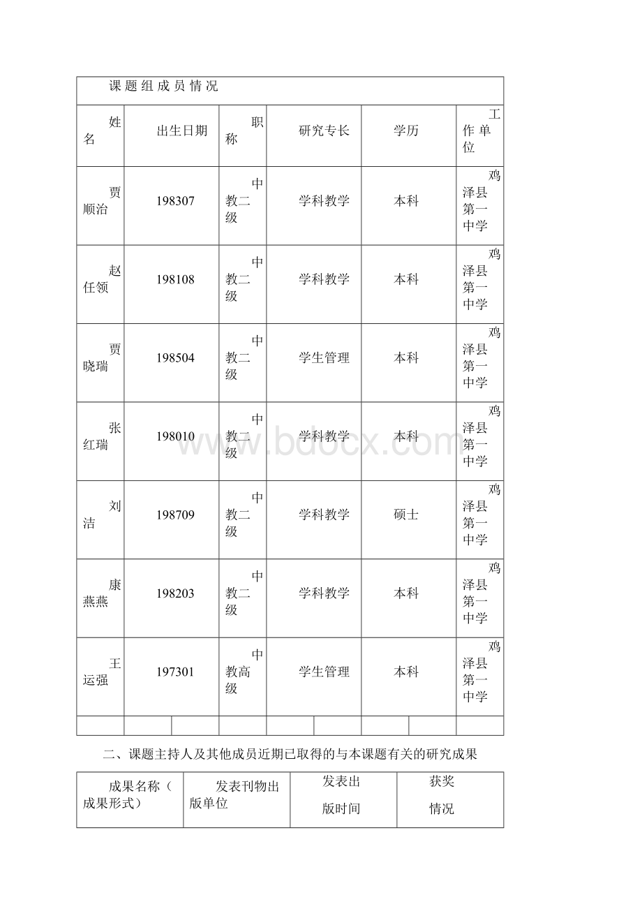 贾顺治可行性成员全是高中教师内容里包括初中小学.docx_第2页