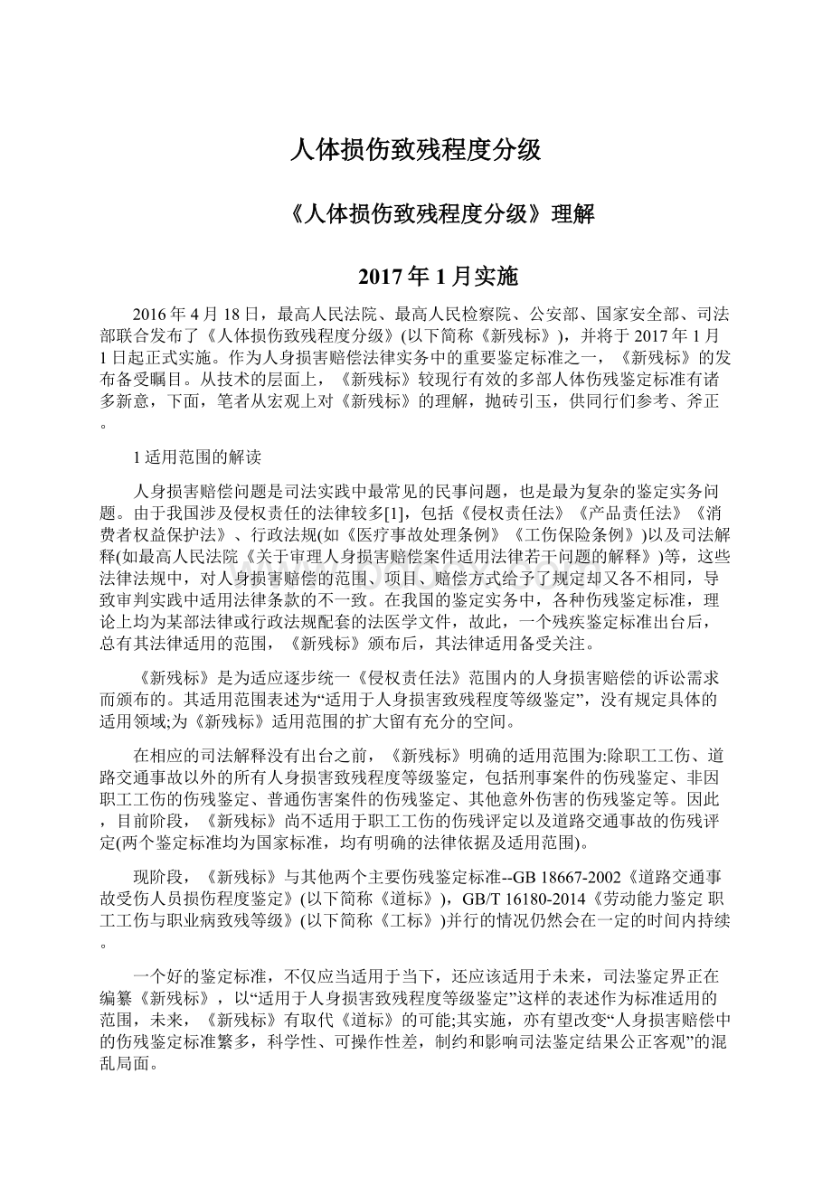 人体损伤致残程度分级.docx_第1页