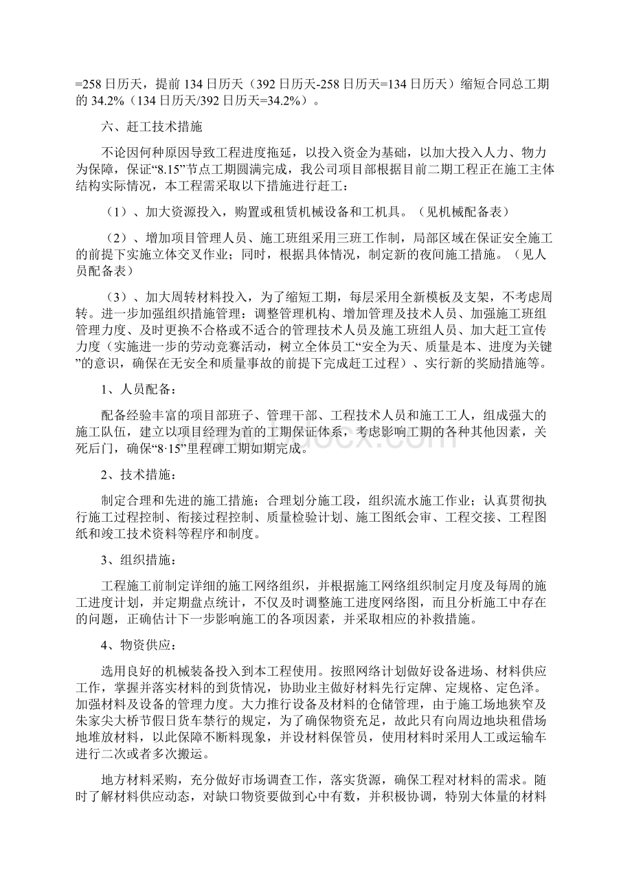 江西省桂霖还迁安置房项目赶工措施方案.docx_第2页