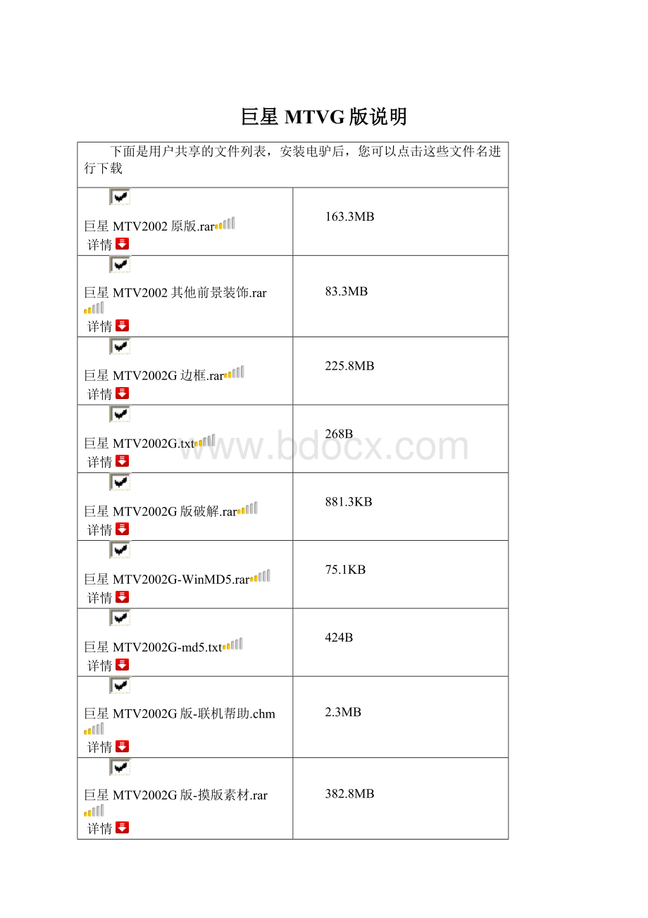 巨星 MTVG版说明Word格式文档下载.docx_第1页