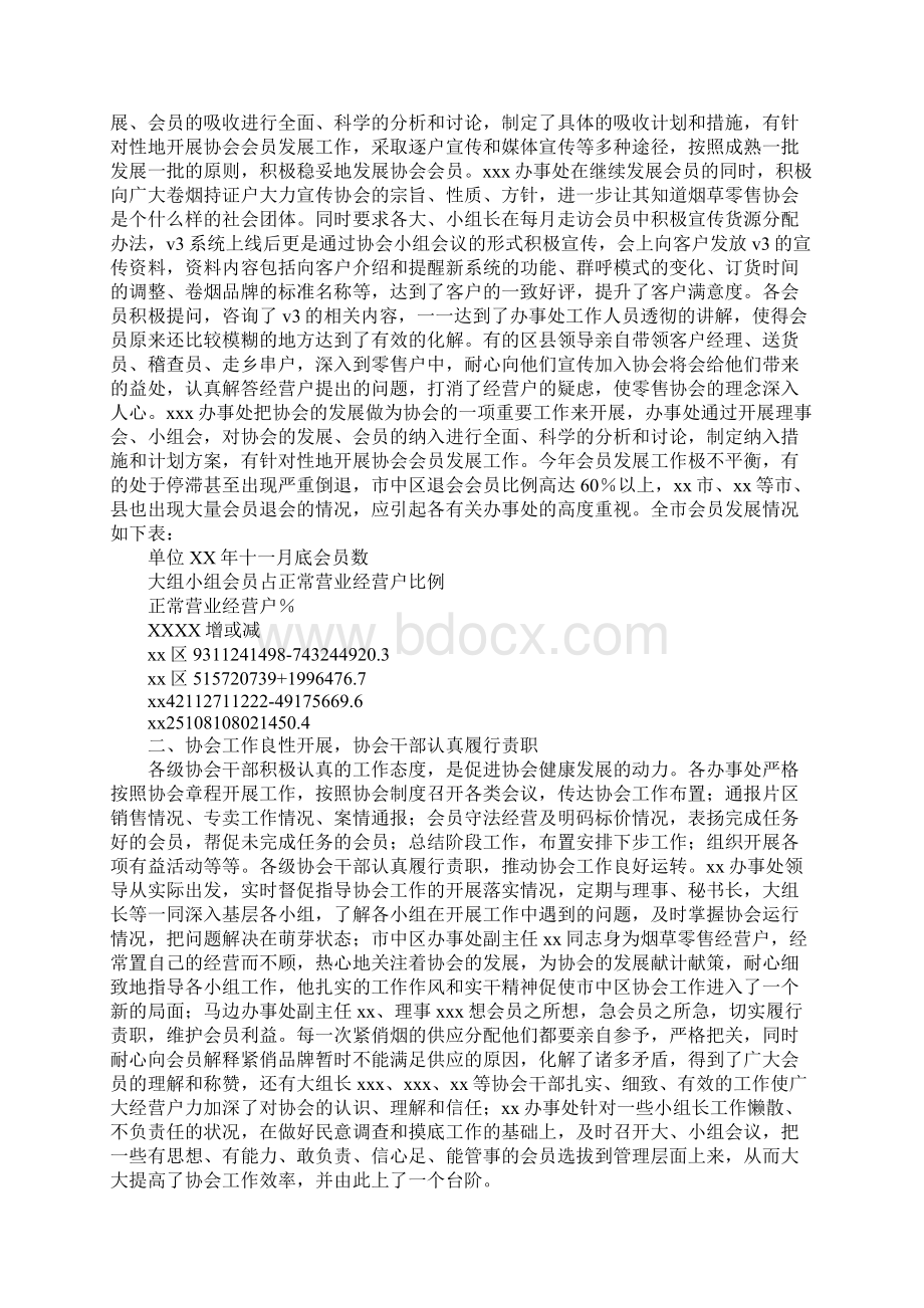 烟草协会年终工作总结开头模板新整理.docx_第2页