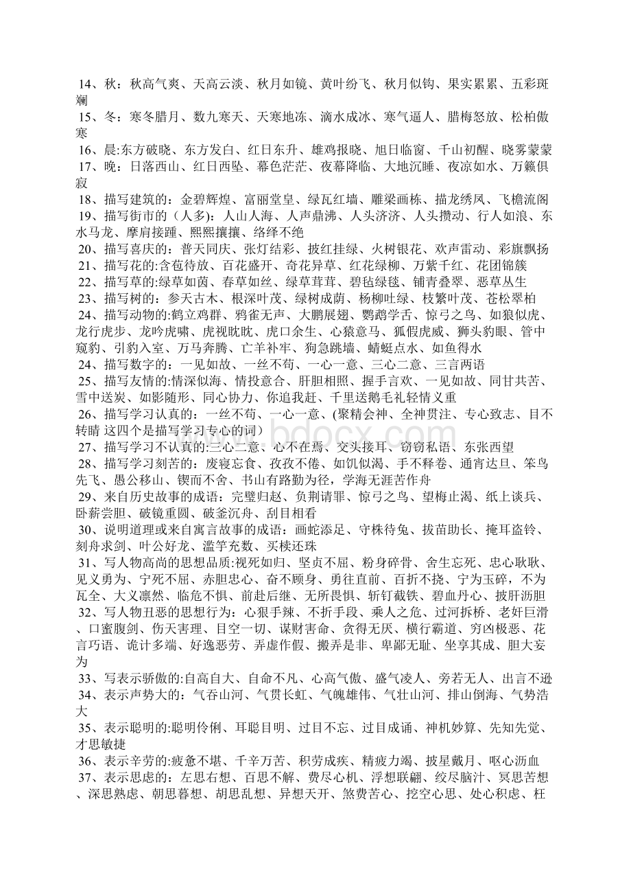 整理小学生作文必背的好词一至六年级Word文档格式.docx_第2页