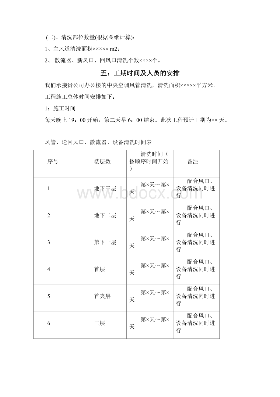 整理办公大楼空调清洗方案Word文档格式.docx_第3页