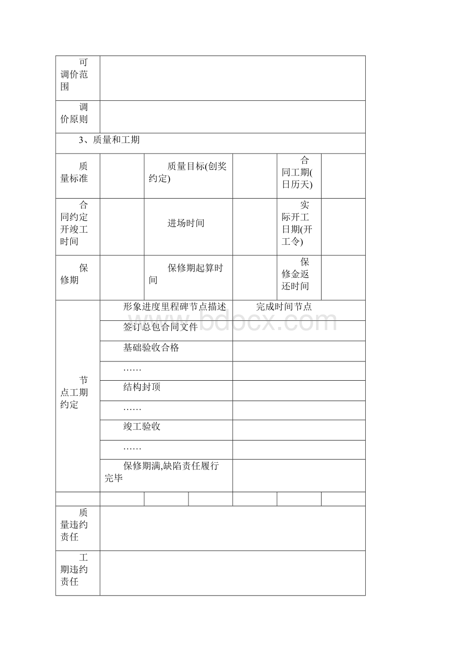 项目管理策划指导手册含表格详细.docx_第3页