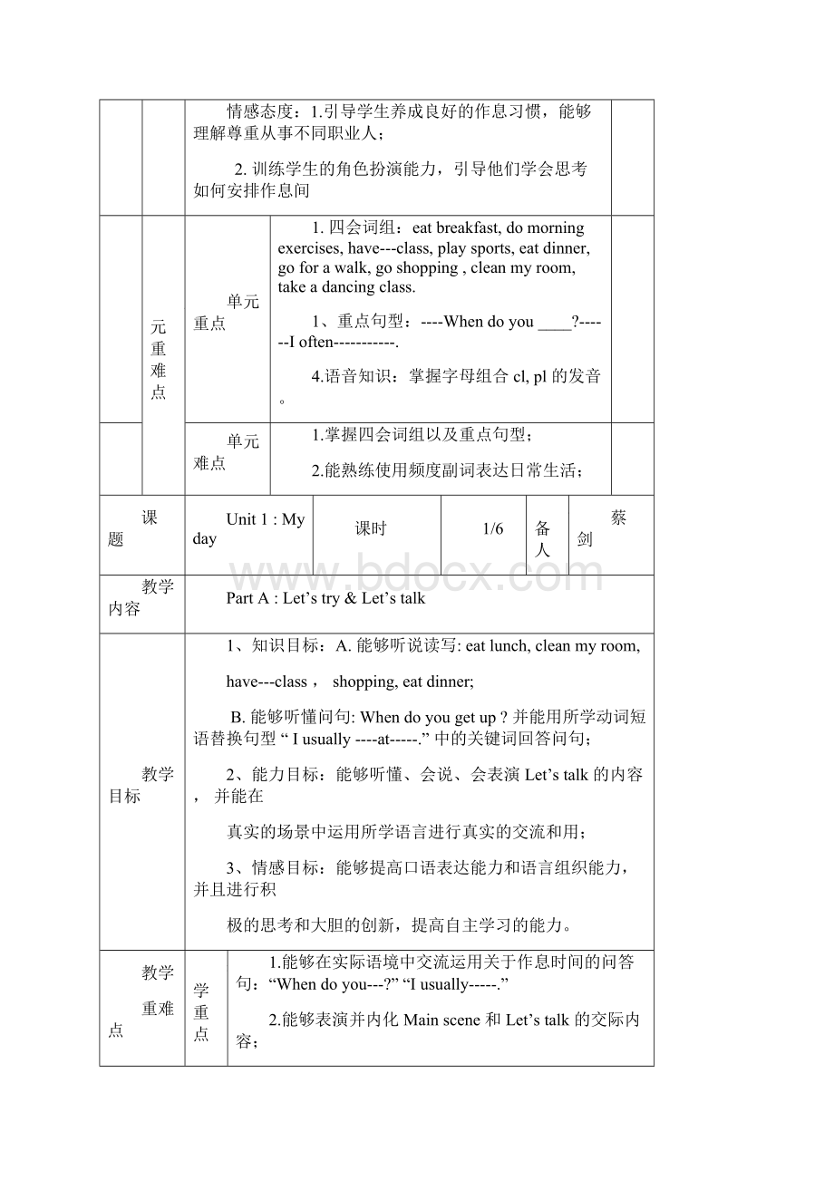 人教版小学英语PEP五年级下册第二单元.docx_第2页