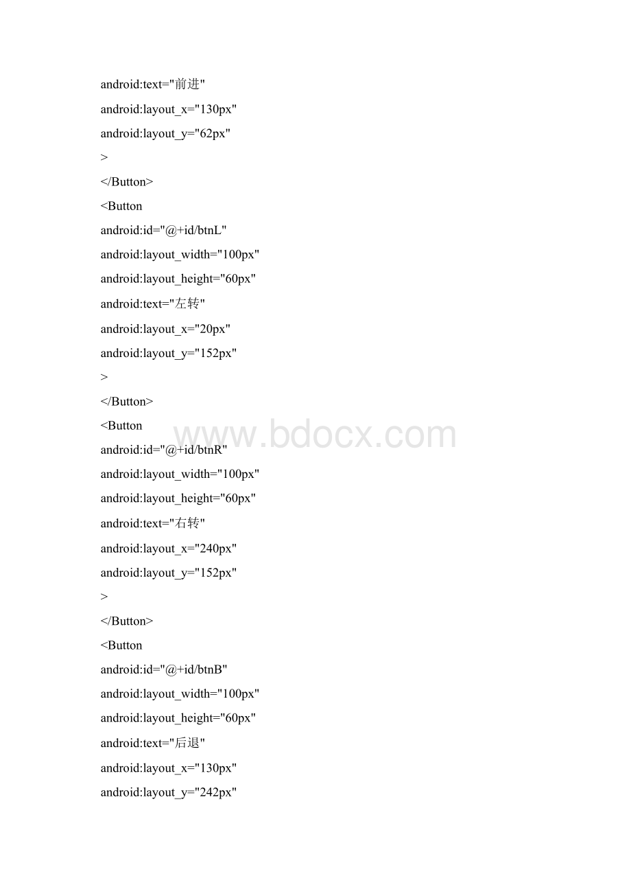 成功实现手机蓝牙控制智能小车机器人视频程序源代码Android.docx_第2页