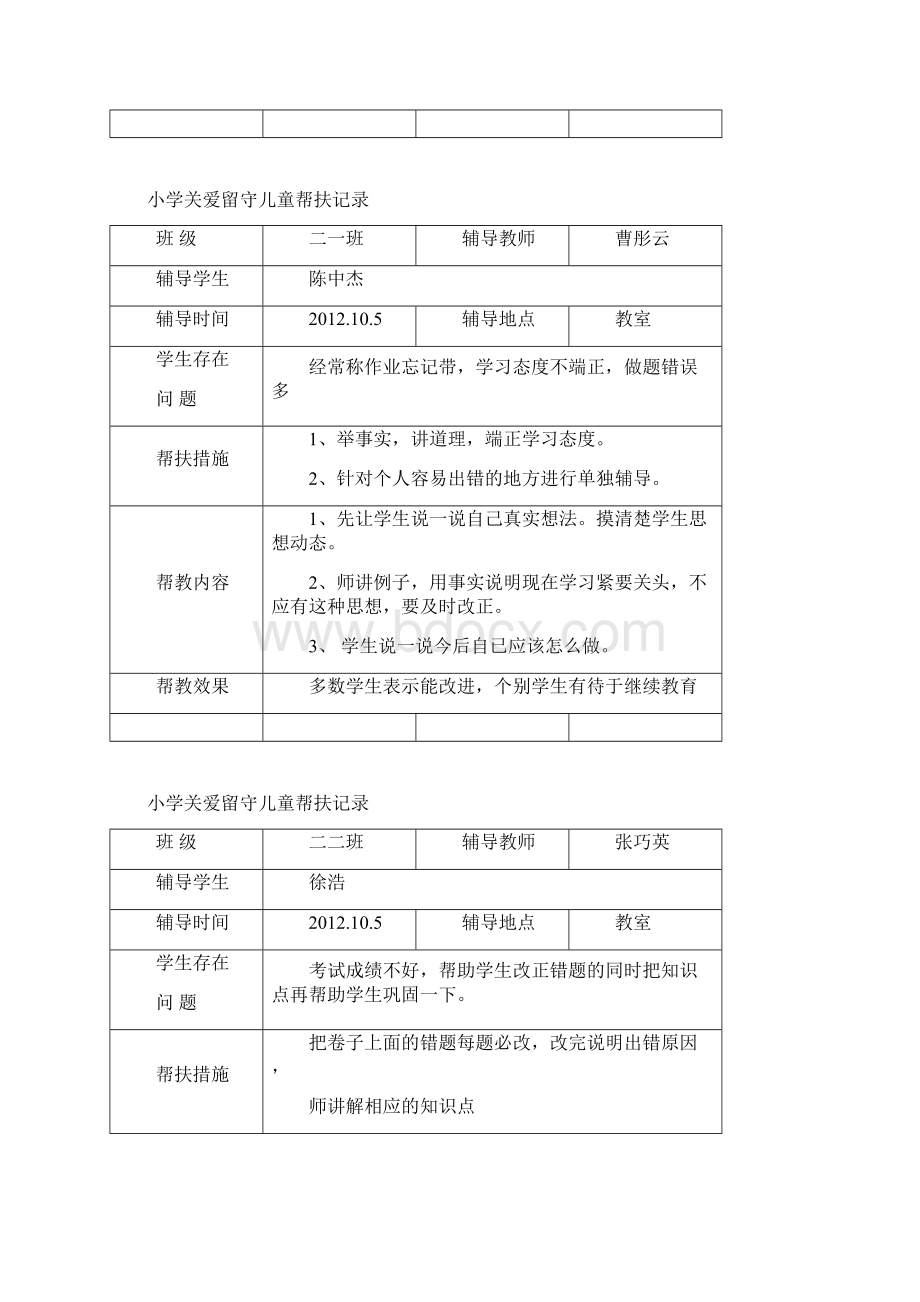 关爱留守儿童帮扶记录doc.docx_第2页