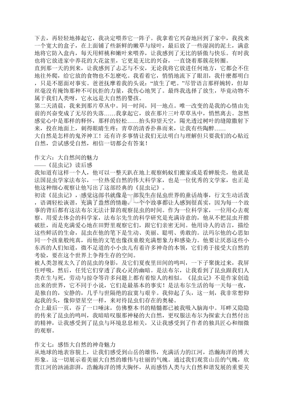 感受大自然的魅力作文文档格式.docx_第3页