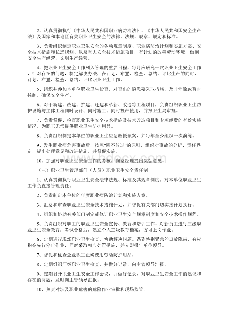 职业卫生13项管理制度Word文档下载推荐.docx_第2页