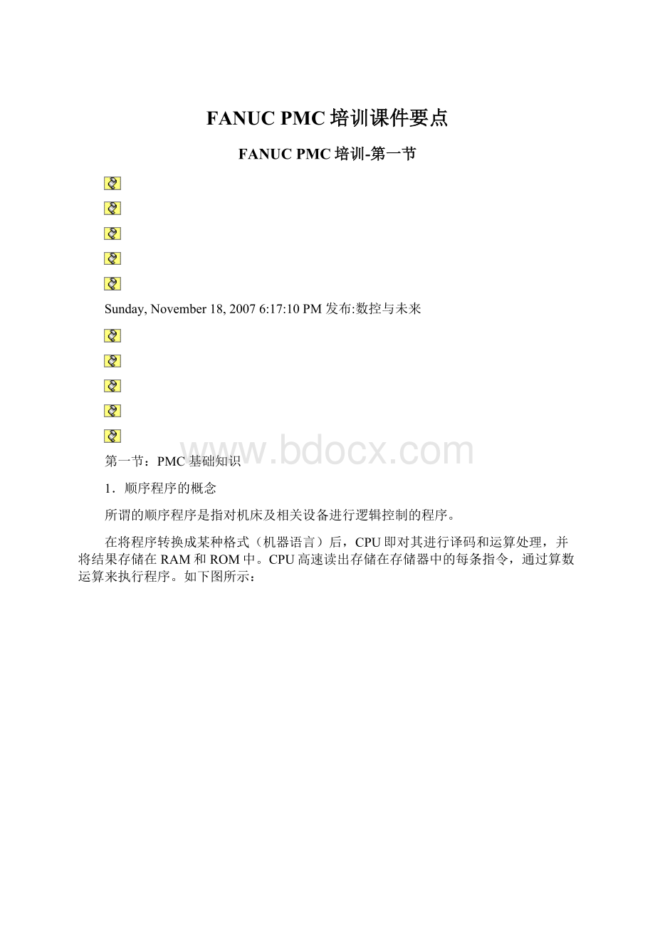 FANUC PMC培训课件要点Word文件下载.docx