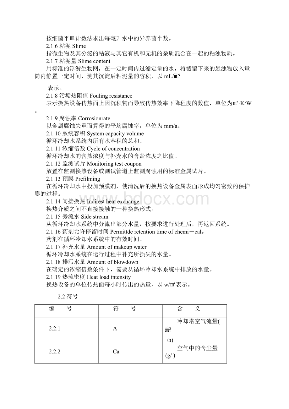 GBT5005095工业循环冷却水处理设计规范剖析.docx_第2页