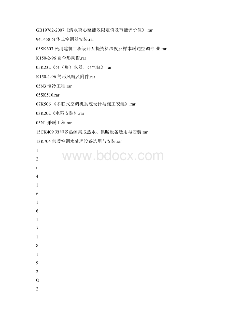 中国现行最新暖通空调专业图集大全Word文档格式.docx_第2页