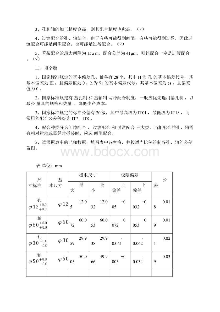 互换性和技术测量试题卷库.docx_第2页