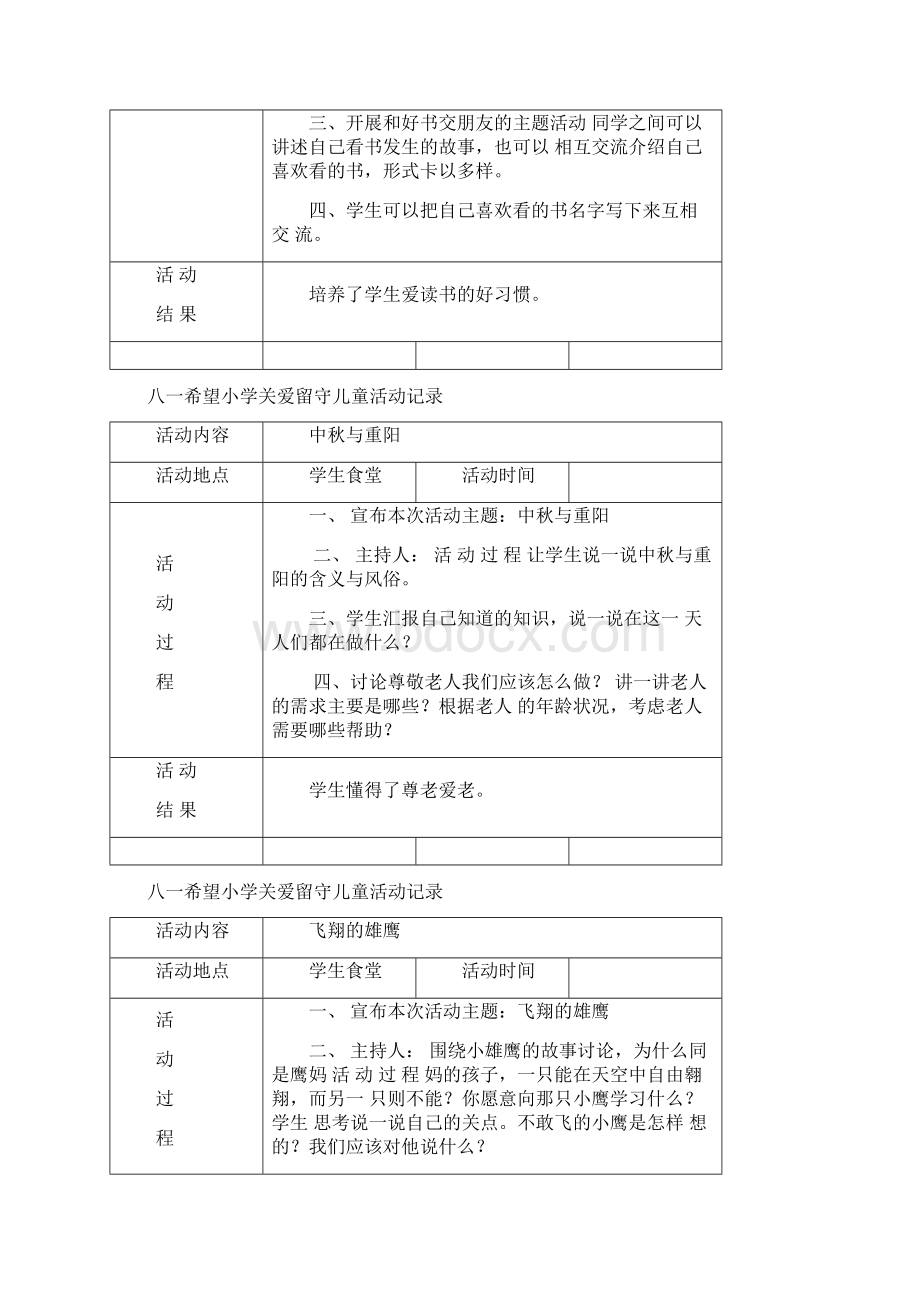 记录关爱留守儿童活动记录Word格式文档下载.docx_第2页