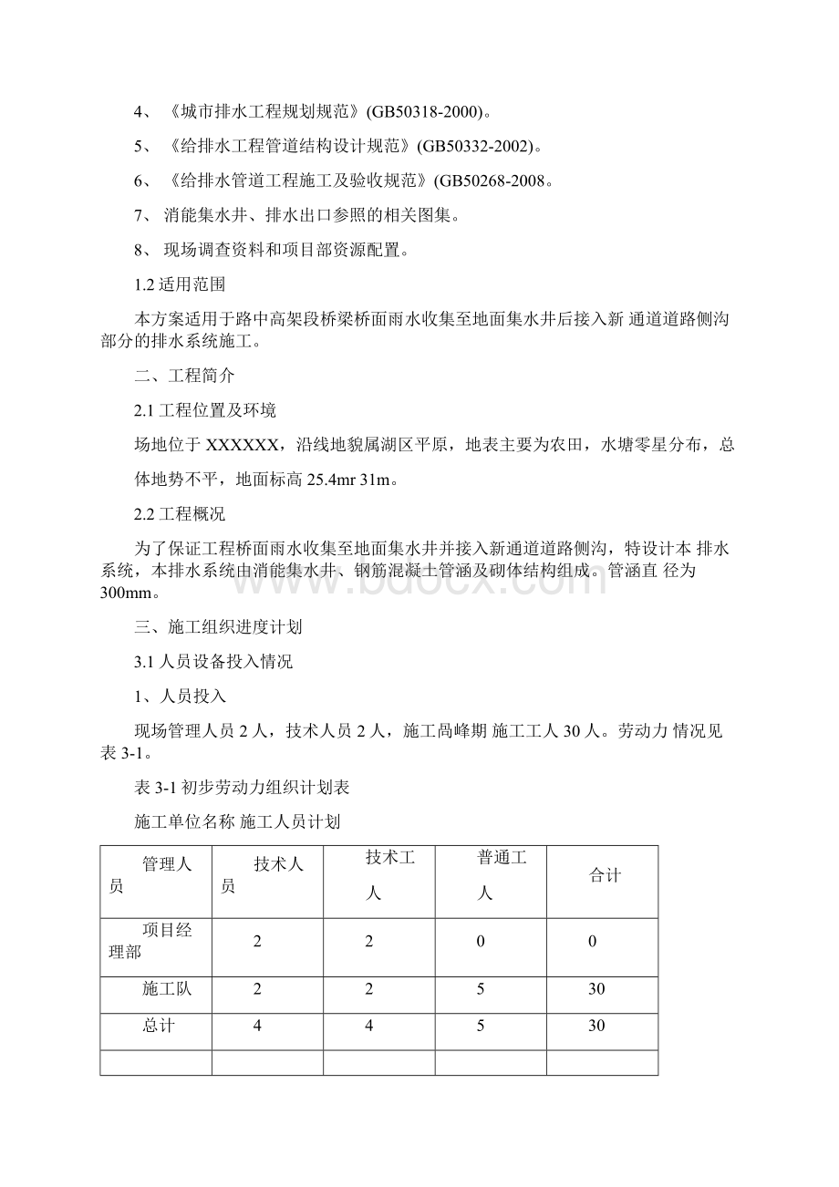 路中高架段桥梁排水系统施工方案精.docx_第2页