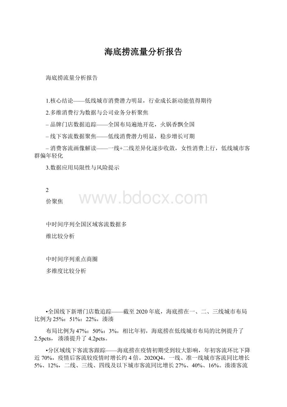 海底捞流量分析报告.docx