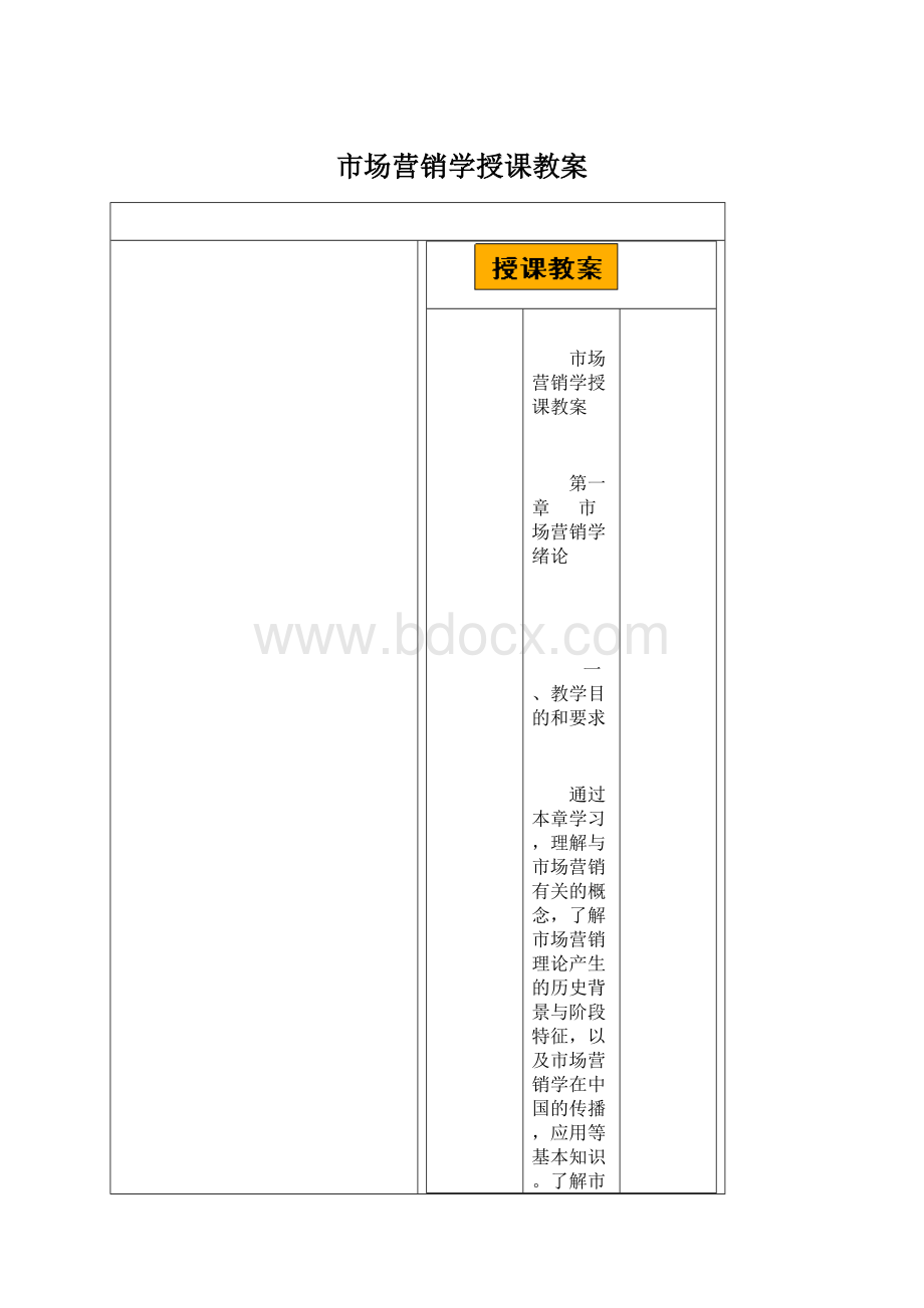 市场营销学授课教案Word文件下载.docx