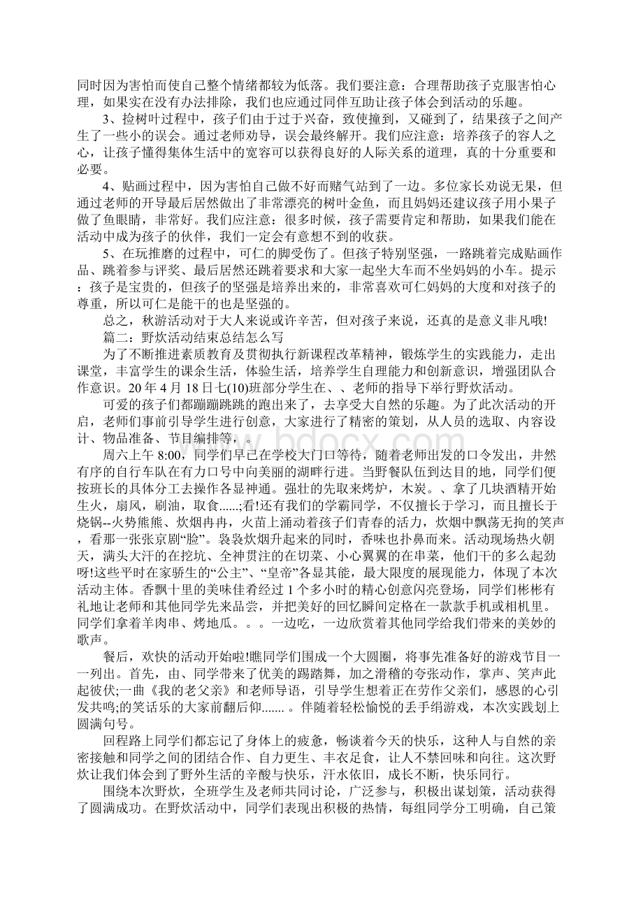 野炊活动结束总结工作总结.docx_第2页