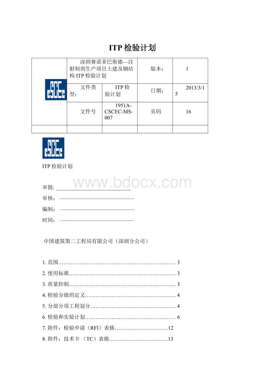 ITP检验计划Word格式文档下载.docx