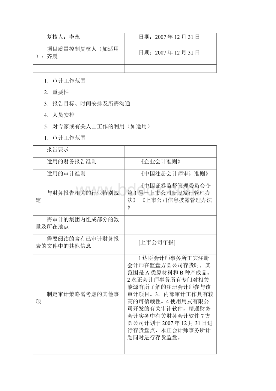 总体审计策略记录模式范例.docx_第2页