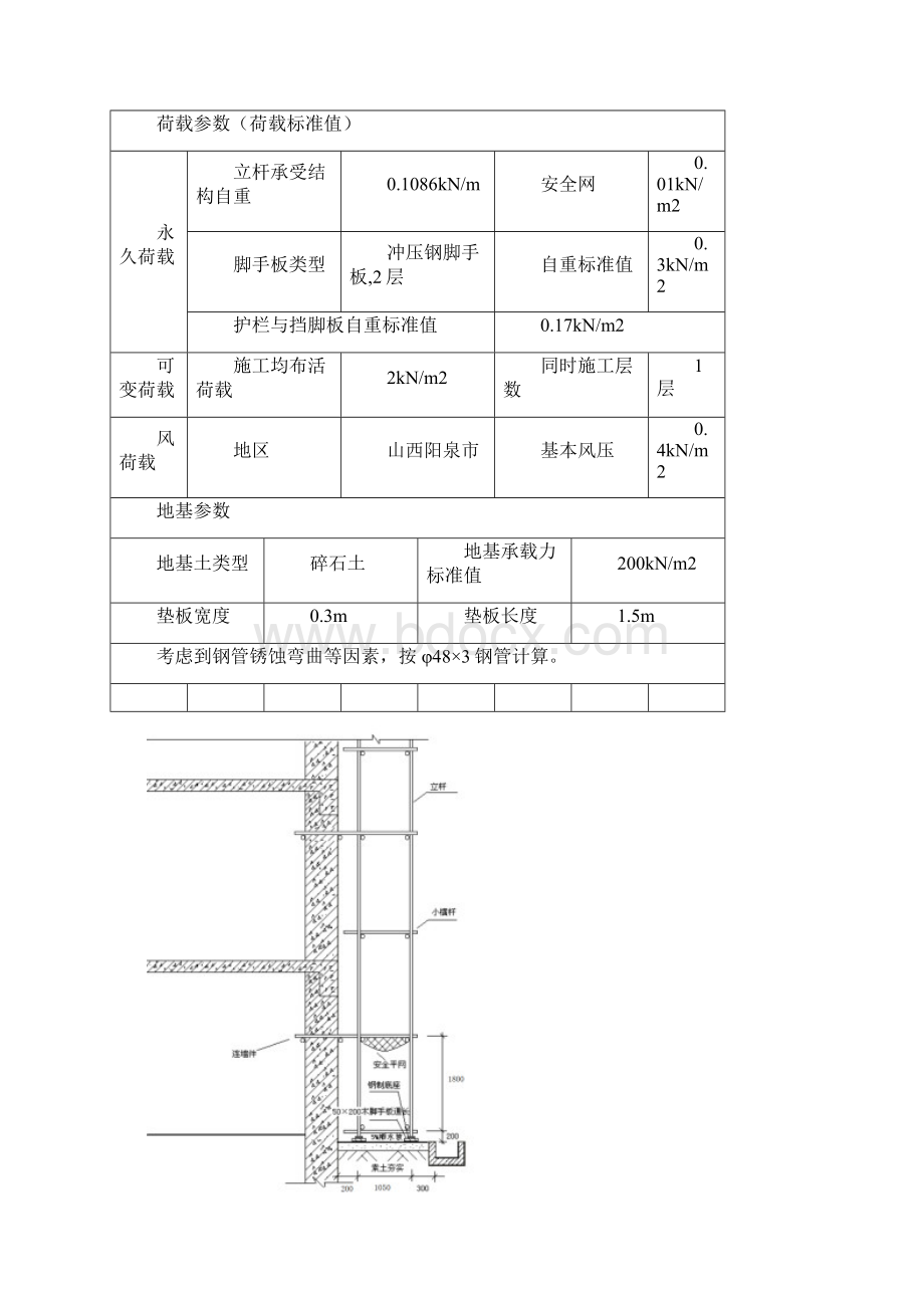 落地式脚手架工程方案计算书双排计算.docx_第2页