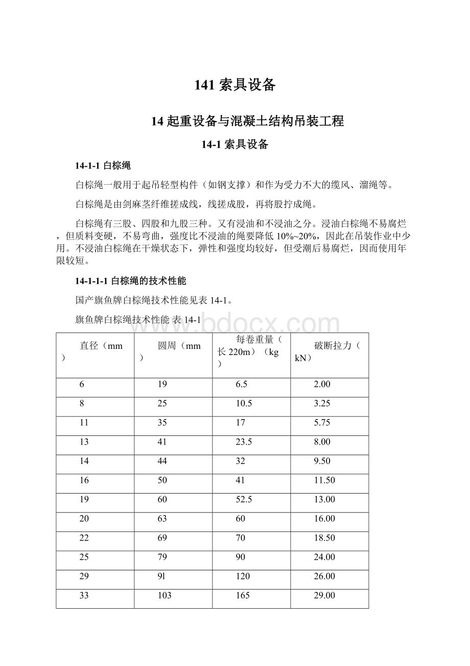 141 索具设备.docx_第1页