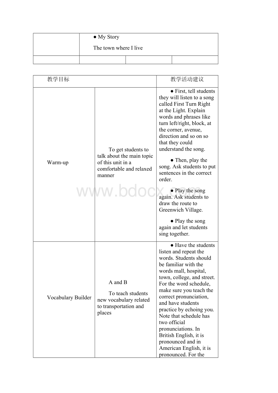 新生代英语基础教程1 Unit 5电子教案Word格式文档下载.docx_第2页