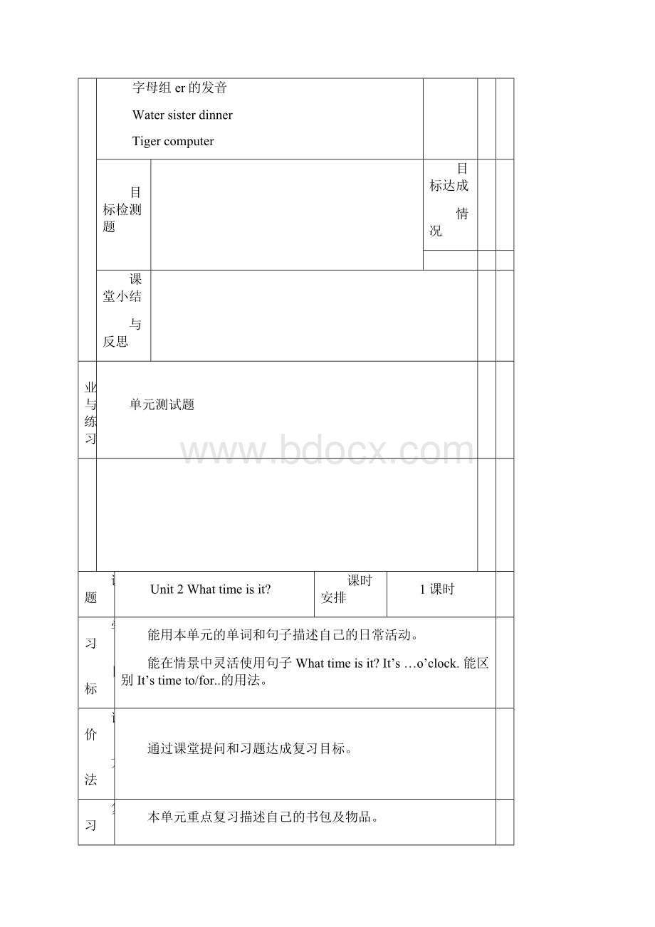 pep小学四年级下册英语复习教案Word下载.docx_第3页