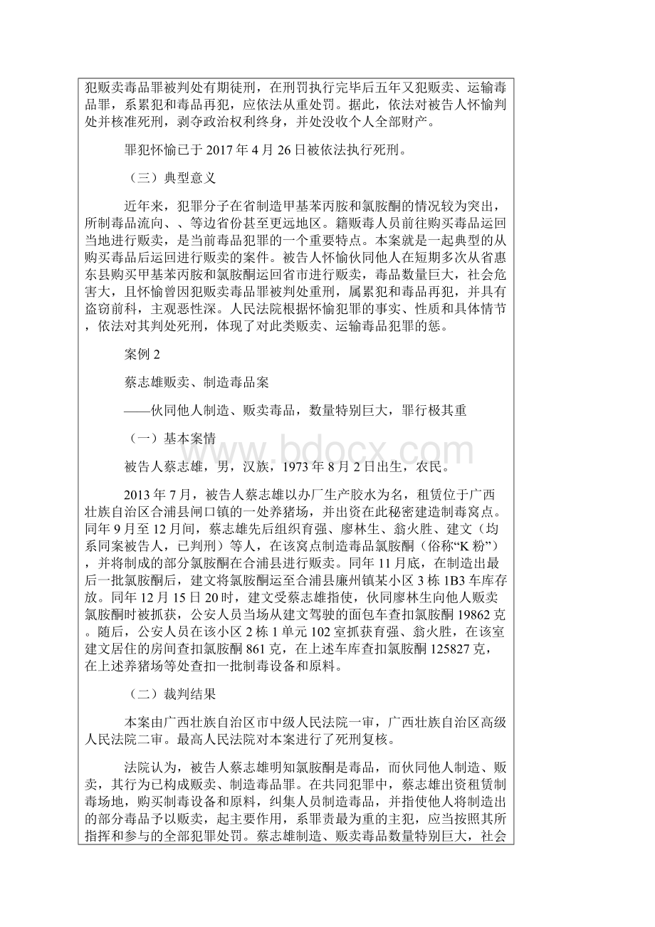 毒品犯罪及涉毒次生犯罪十大典型案例.docx_第2页