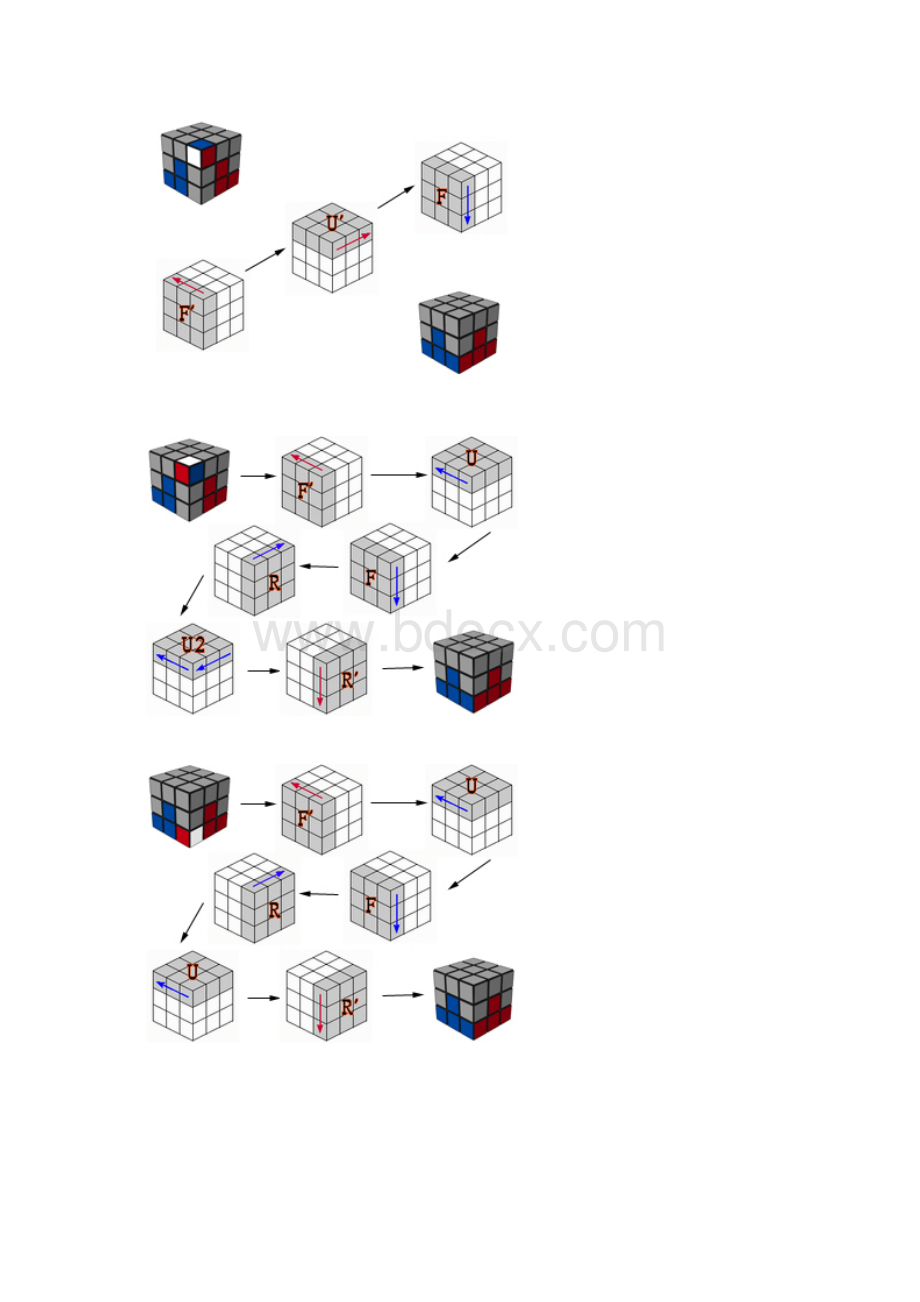 三阶魔方还原公式 图文教程.docx_第3页