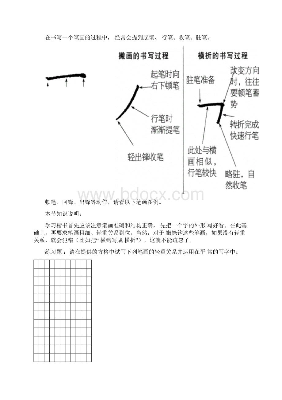 完整版硬笔楷书规范教程Word格式文档下载.docx_第2页