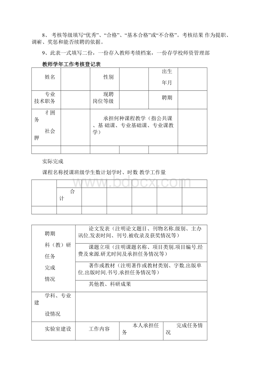 整理事业单位年考核登记表Word格式.docx_第3页