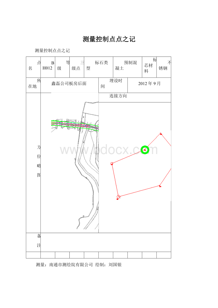 测量控制点点之记Word格式文档下载.docx