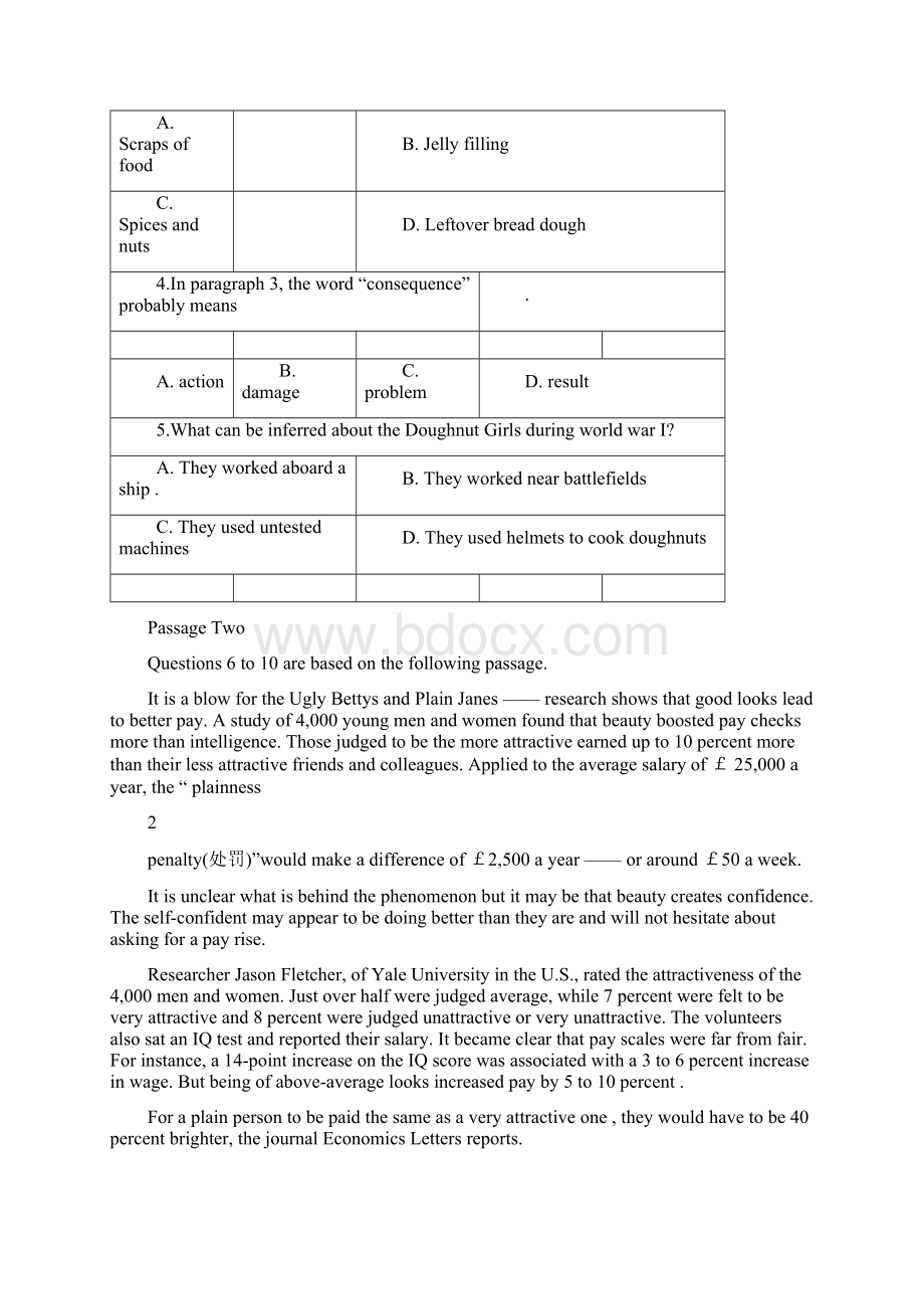 浙江省专升本大学英语试题和答案.docx_第3页