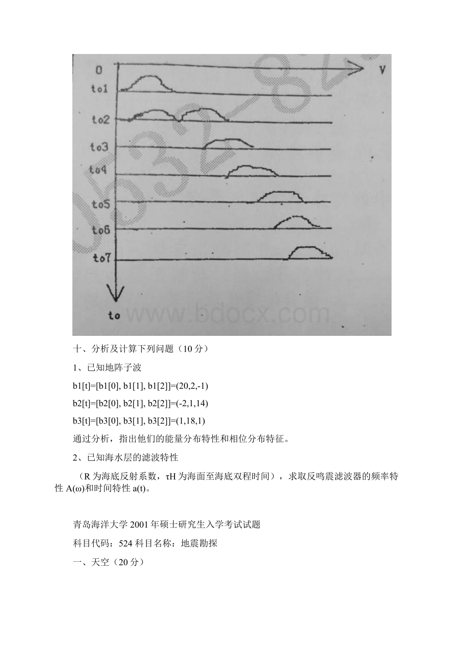 最新中国海洋大学《地震勘探原理》考研历年试题Word文档下载推荐.docx_第3页