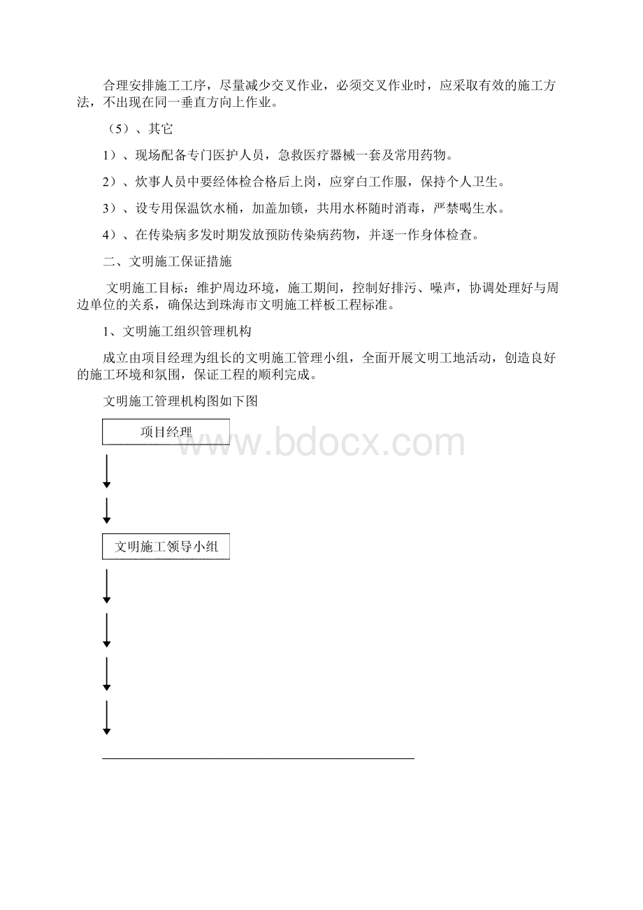 珠海市柠溪西路翠微段工程安全技术措施文明施工措施.docx_第3页