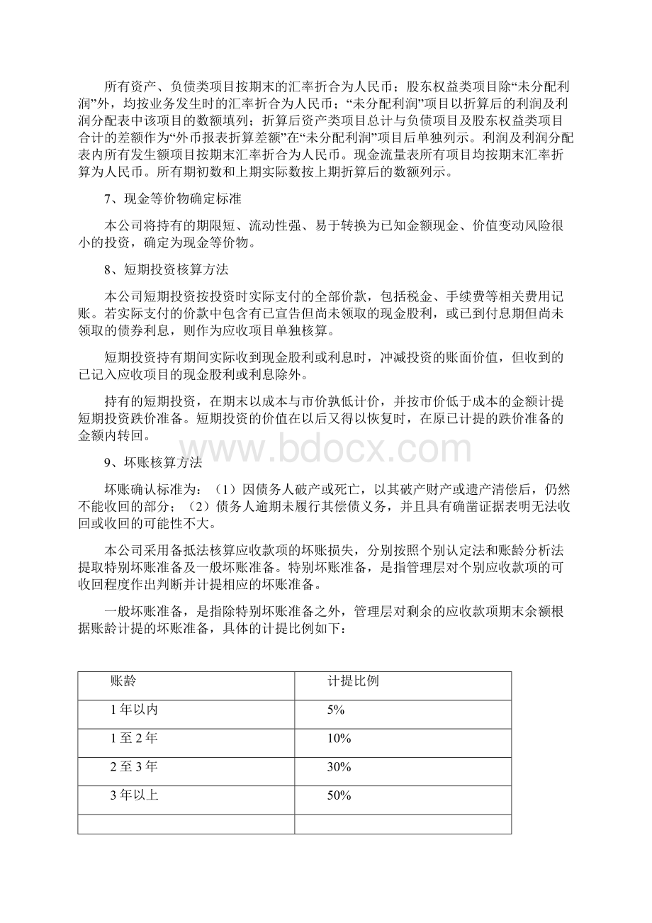 财务管理表格会计报表附注.docx_第2页