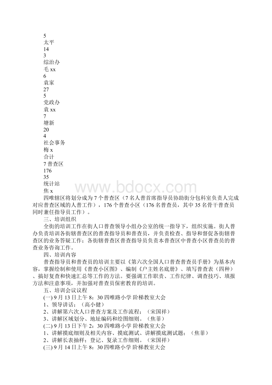 全国人口普查综合培训方案范本.docx_第3页