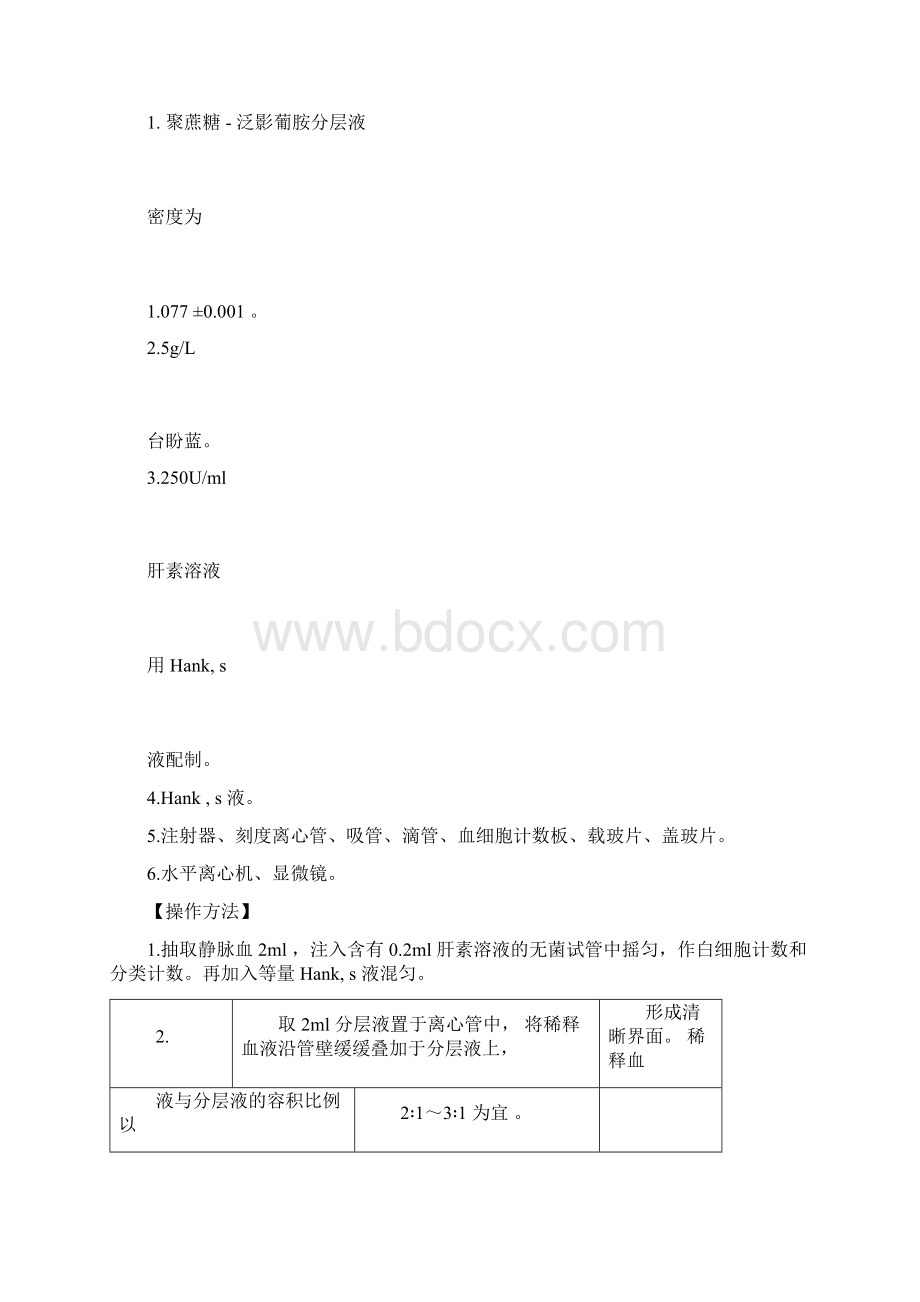 外周血单个核细胞的分离.docx_第2页