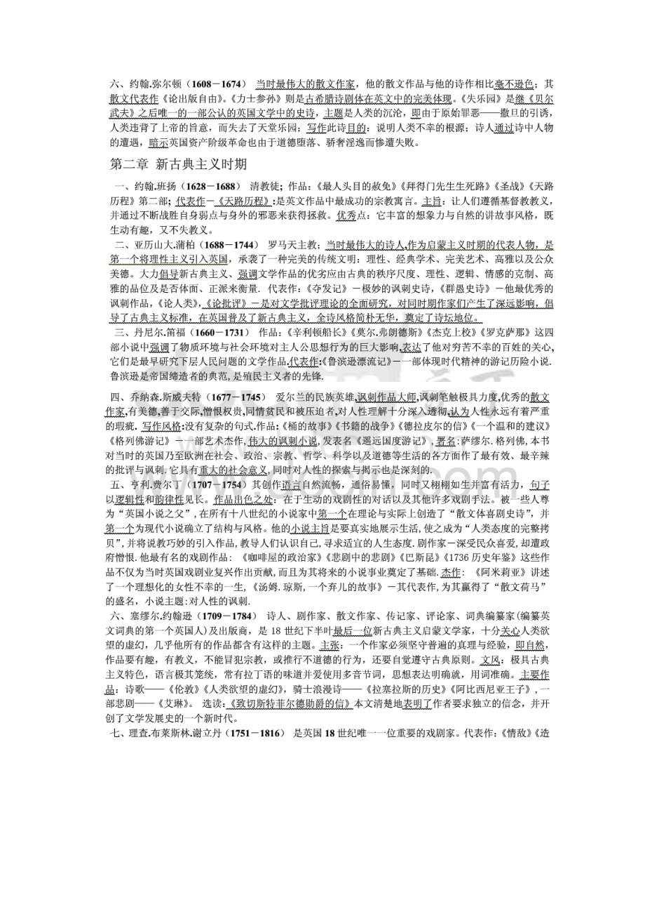 英美文学作家作品Word格式.docx_第2页